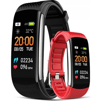 Hodinky Chytrý náramek Giewont GW200 červený (červená)