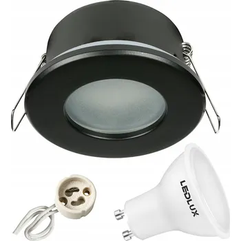 Bodové svítidlo Zápustné svítidlo LEDLUX 3,5 W GU10 černé