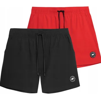 Pánské kraťasy KRAŤASY 4F PÁNSKÉ KOUPACÍ ŠORTKY SET 2 KUSY vel. XL