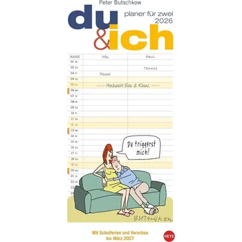 Peter Butschkow: Planer für zwei - Du & ich 2026 - Butschkow, Peter