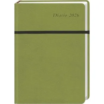 Diario Wochen-Kalenderbuch A6, grün 2026