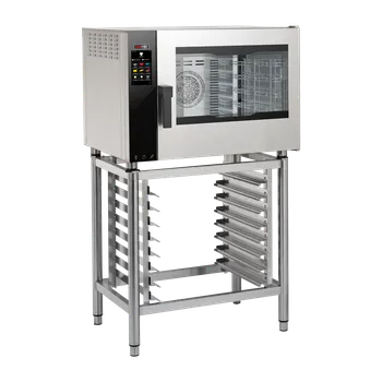 konvektomat REDFOX - MPDN 0511 X ERAM Konvektomat elektrický zesílená verze nástřik dotykový barevný automatické mytí pravé dveře 5x GN 1/1