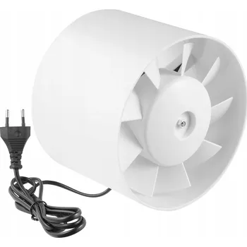 Domácí ventilátor POTRUBNÍ KOUPELNOVÝ DOMÁCÍ VENTILÁTOR TICHÝ FIØ150 SE ZPĚTNOU KLAPKOU