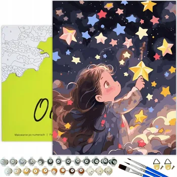 MALOVÁNÍ PODLE ČÍSEL Pro Děti Obrázek Malování Podle Čísel s Rámem Oh Art!