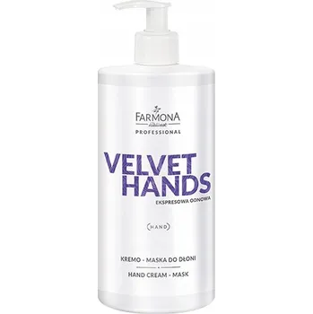 Péče o ruce Farmona Velvet Hands krémová maska na ruce 500 ml