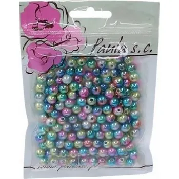 Dětské navlékací korálky Korálky 8mm mix plastové 50 g