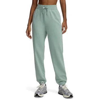 Dámské kalhoty Dámské Kalhoty UNDER ARMOUR UA RIVAL TERRY JOGGER 1382735-348 – Olivová S