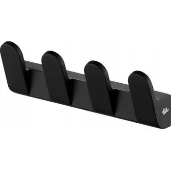 Věšák Tyč s háčky na kolíčky Bisk černá