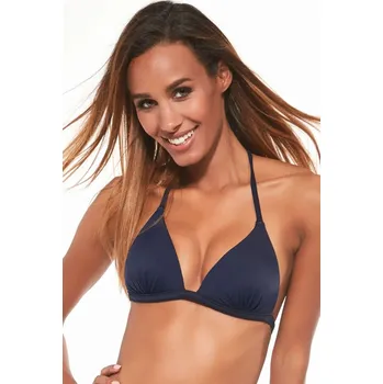 Dámské plavky Horní díl plavek Beach bustier blue - KRIS LINE Modrá 70/D