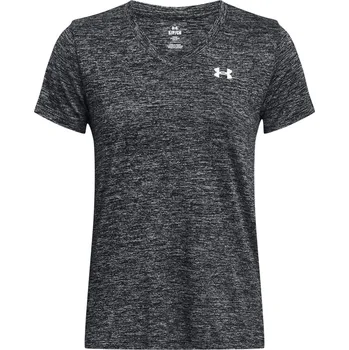 Dámské Tričko s krátkým rukávem UNDER ARMOUR TECH SSV- TWIST 1384227-001 – Černá M