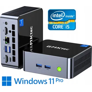 Stolní počítač Mini PC GMKtec M3 Intel i5-12450H 16GB RAM + 512GB SSD WIN 11 Pro