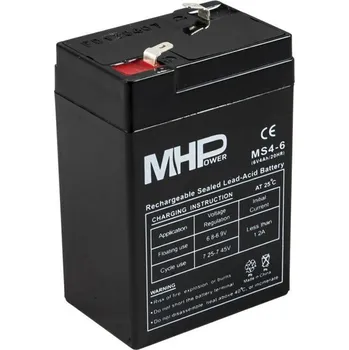 Záložní baterie MH Power - AGM akumulátor 6V/4Ah