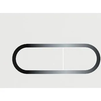 Ravak WC tlačítko Chrome white, bílé tlačítko pro nádrže Ravak G II a W II