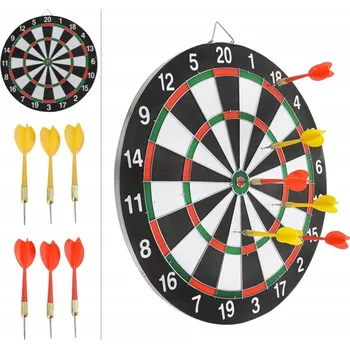 Šipka DART TERČ NA ŠIPKY SISALOVÁ TABULE SADA ŠIPEK