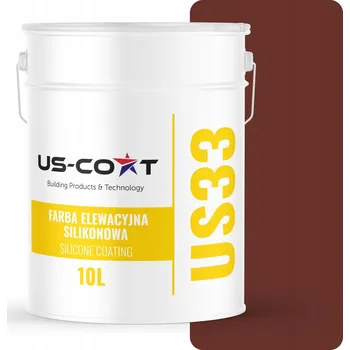 Fasádní barva BARVA FASÁDNÍ SILIKONOVÁ NA OMÍTKU HNĚDÁ RAL8012 UV 10L VÝROBCE