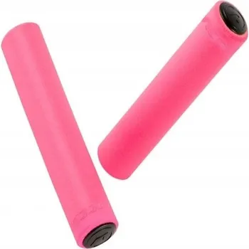 Gripy na řidítka ACCENT SILICON 130mm růžové