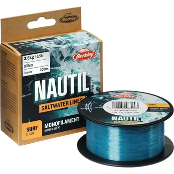 Berkley Vlasec Nautil Monofil Surf Turquoise 300 m - 0,20 mm 3,1 kg