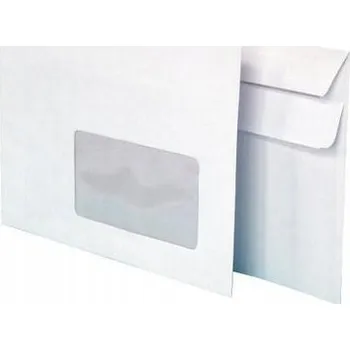 Obálka Obálka s okénkem C6 (114 x 162 mm) bílá 50 ks