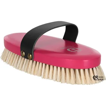 Čištění pro koně Kartáč Imperial Riding -SOFT- - Neon zelená