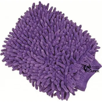 Čištění pro koně Rukavice HKM -SUPERFLOOR- - Fialová