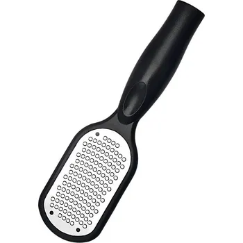 Profesionální škrabka na paty s nerezovými břity | pilník na paty, odstraňovač kůže - Černý