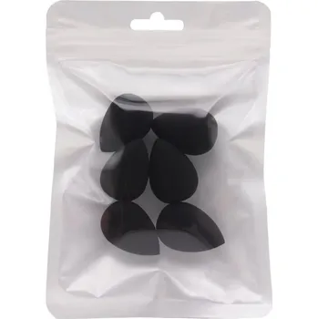 Make-up 6ks mini houbiček na make-up a pudr | houbičky, aplikátory - Černý