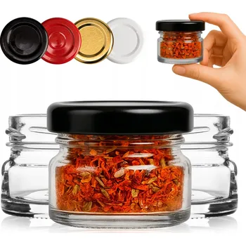 Sklenice Sklenice s víčkem Superbutelki, průměr 43 mm, 10 ks