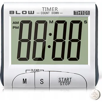 Hodiny Budík bílý, 2,3 cm