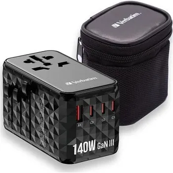 Verbatim GaN III 2xUSB-C 140W/1xUSB-A + DOPRAVA ZDARMA