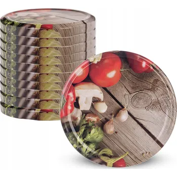 Sklenice ŠROUBOVACÍ VÍČKA NA SKLENICE FI82 VÍČKA NA SKLENICE MED 10 Ks 6-LOCK