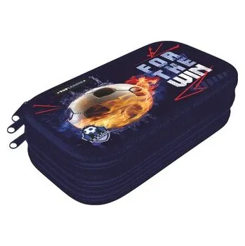 Set školních potřeb penál 3 patra prázdný Top League Win 24