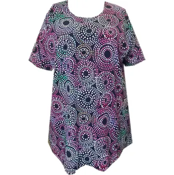 Dámské tričko Tunika bavlněná - v nadměrné velikosti Tunika bavlněná / maxitriko (mozaika) - v nadměrné velikosti 3473