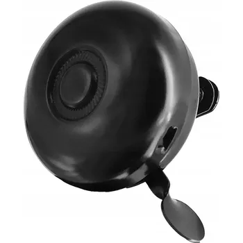 Zvonek na kolo Retro zvonek na kolo, černý, ocelový, 58 mm