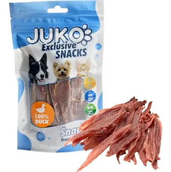 Krmivo pro psa Duck 100% Jerky JUKO Snacks 70 g