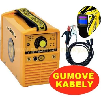 Svářečka Omicron Set 4 Gama 1900A PFC + kabely 3 m + kukla dle výběru