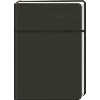 Diario Wochen-Kalenderbuch A6, schwarz 2026