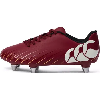 Kopačky Canterbury Speed Juniors Soft Ground Rugby Boots Red Dahlia 3 (35.5)