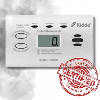 Detektor CO Certifikovaný DETEKTOR OXIDU UHELNATÉHO s BATERIEMI
