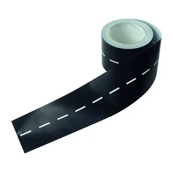 Samolepící dekorace Samolepka silnice na roli, 10 m, šířka 8 cm