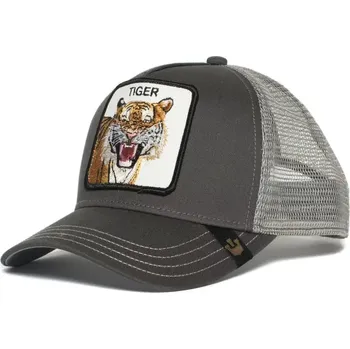 Kšiltovka TRUCKER Kšiltovka se síťkou Tiger - Tygr Šedá