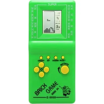 Herní konzole Brick Game Super retro herní konzole 9999 her Zelená