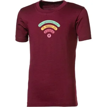 triko krátké dětské Progress BRAM SIGNAL švestkový melír