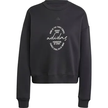 Dámská mikina Dámská Mikina ADIDAS W BLUV Q3 SWT IY1458 – Černá S