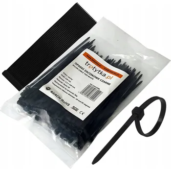 Stahovací páska Stahovací pásky Tretytka UV 2,5 x 100 mm, černé