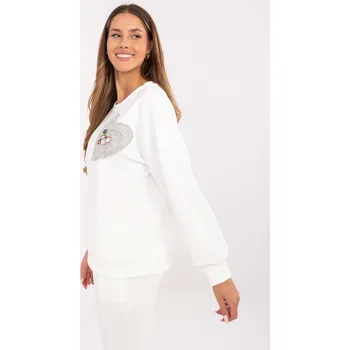 Dámská mikina Mikina DHJ BL 20322.72 ecru jedna velikost