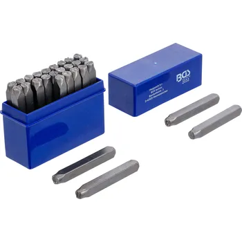 Sada nářadí BGS 2033, Razicí matrice, abeceda | 6 mm
