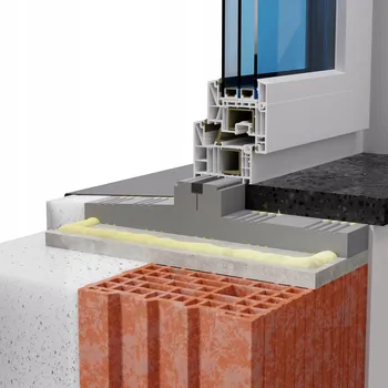 Obraz Okenní parapet z tvrzeného polystyrenu (styrodur) ELHARE 37 x 120 cm