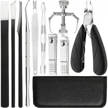 Kleštičky na nehty Nástroje Sada na manikúru 11 Kusů Kleštičky Nůžky