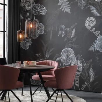 Fototapeta FOTOTAPETA S ROSTLINNÝM MOTIVEM na černém pozadí