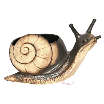 Květináč Květináč venkovní keramický 24 cm 27 cm 46 cm hnědá